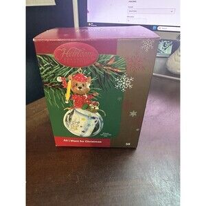 VTG 2004 Carlton Cards All I Want For Christmas Ornament 58
